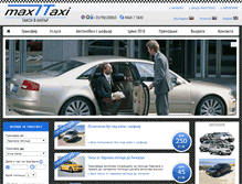 Tablet Screenshot of max7taxi.com